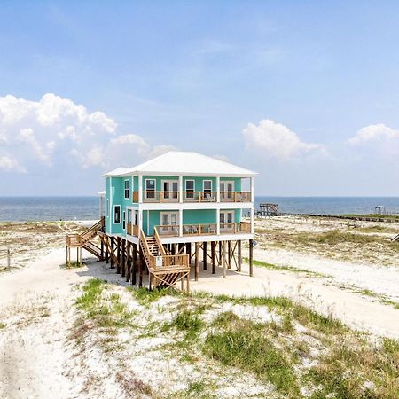 Salty Seahorse - Waterfront! Pet Friendly! Game Room, Pool Table, Beautiful Views - Room For The Whole Family Home Dauphin Island Bagian luar foto