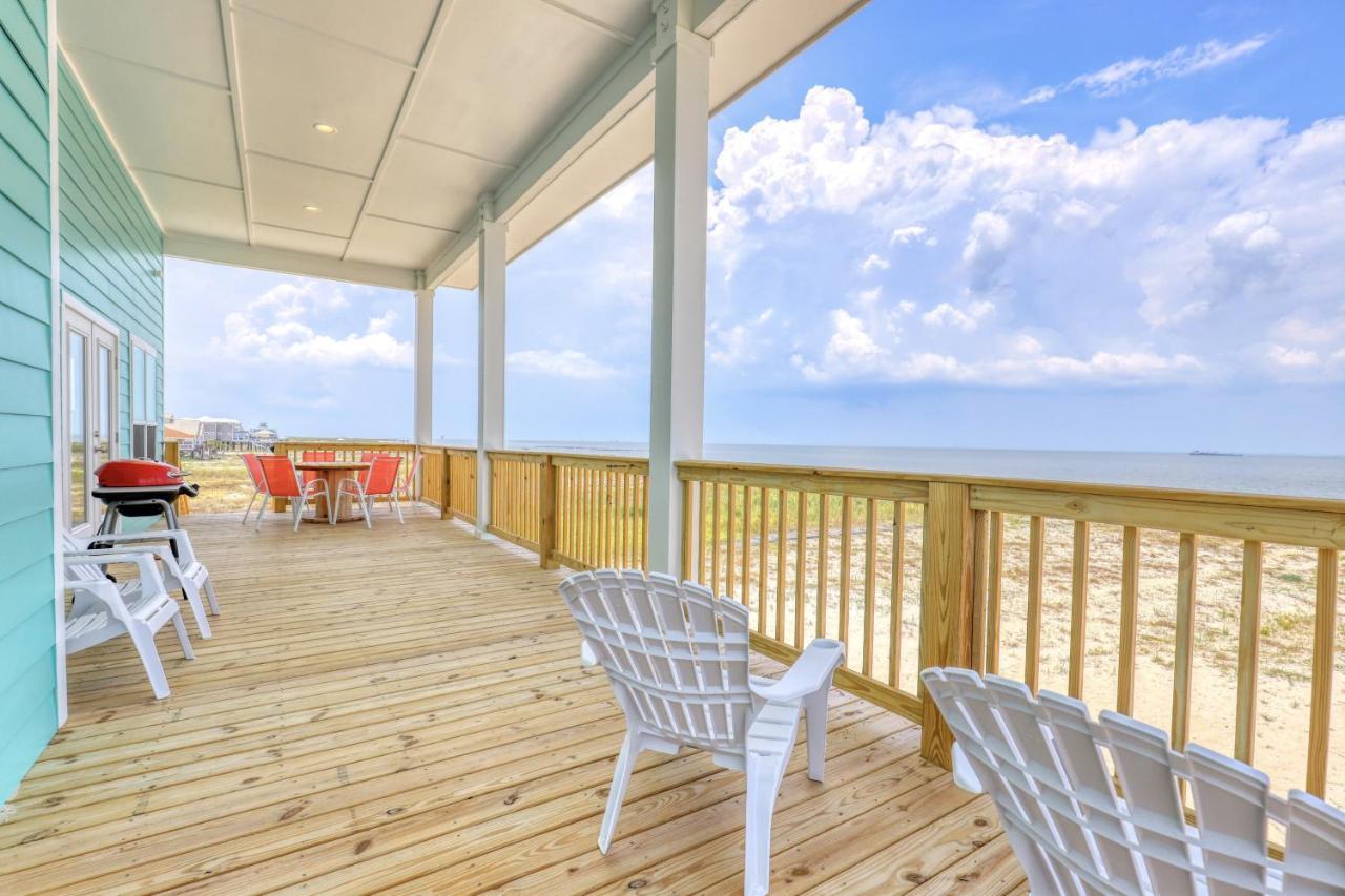 Salty Seahorse - Waterfront! Pet Friendly! Game Room, Pool Table, Beautiful Views - Room For The Whole Family Home Dauphin Island Bagian luar foto