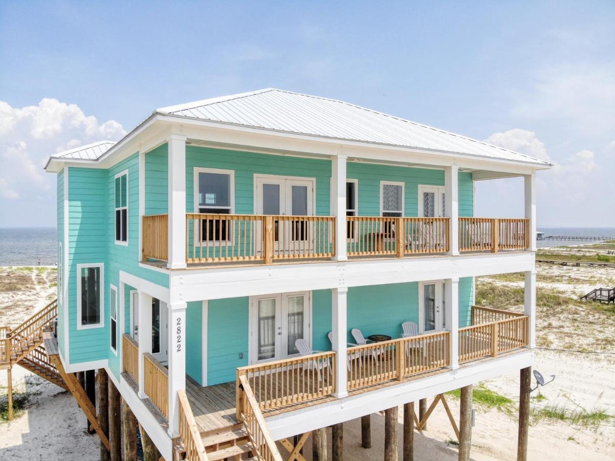 Salty Seahorse - Waterfront! Pet Friendly! Game Room, Pool Table, Beautiful Views - Room For The Whole Family Home Dauphin Island Bagian luar foto